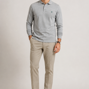 Long Sleeve Polo — Signature
