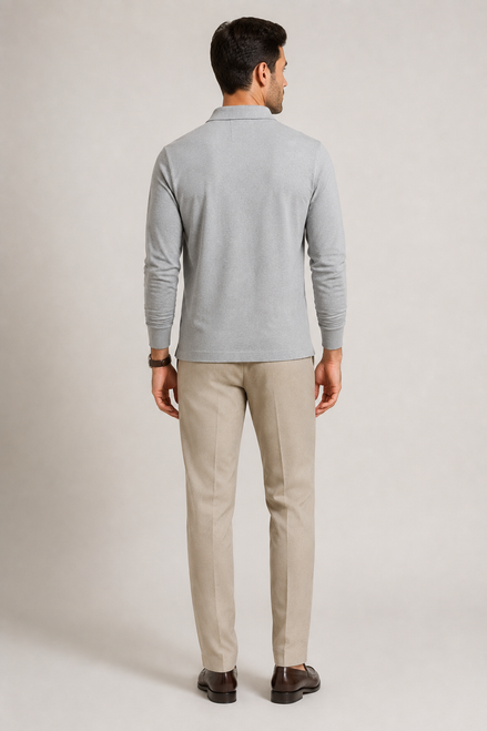 Long Sleeve Polo — Signature