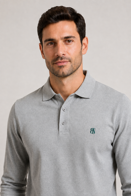 Long Sleeve Polo — Signature