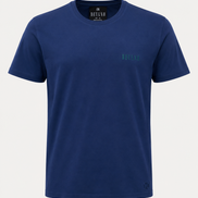 Structured T-Shirt — Crest Azul Eclipse — produto de frente