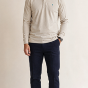 Long Sleeve Polo — Signature