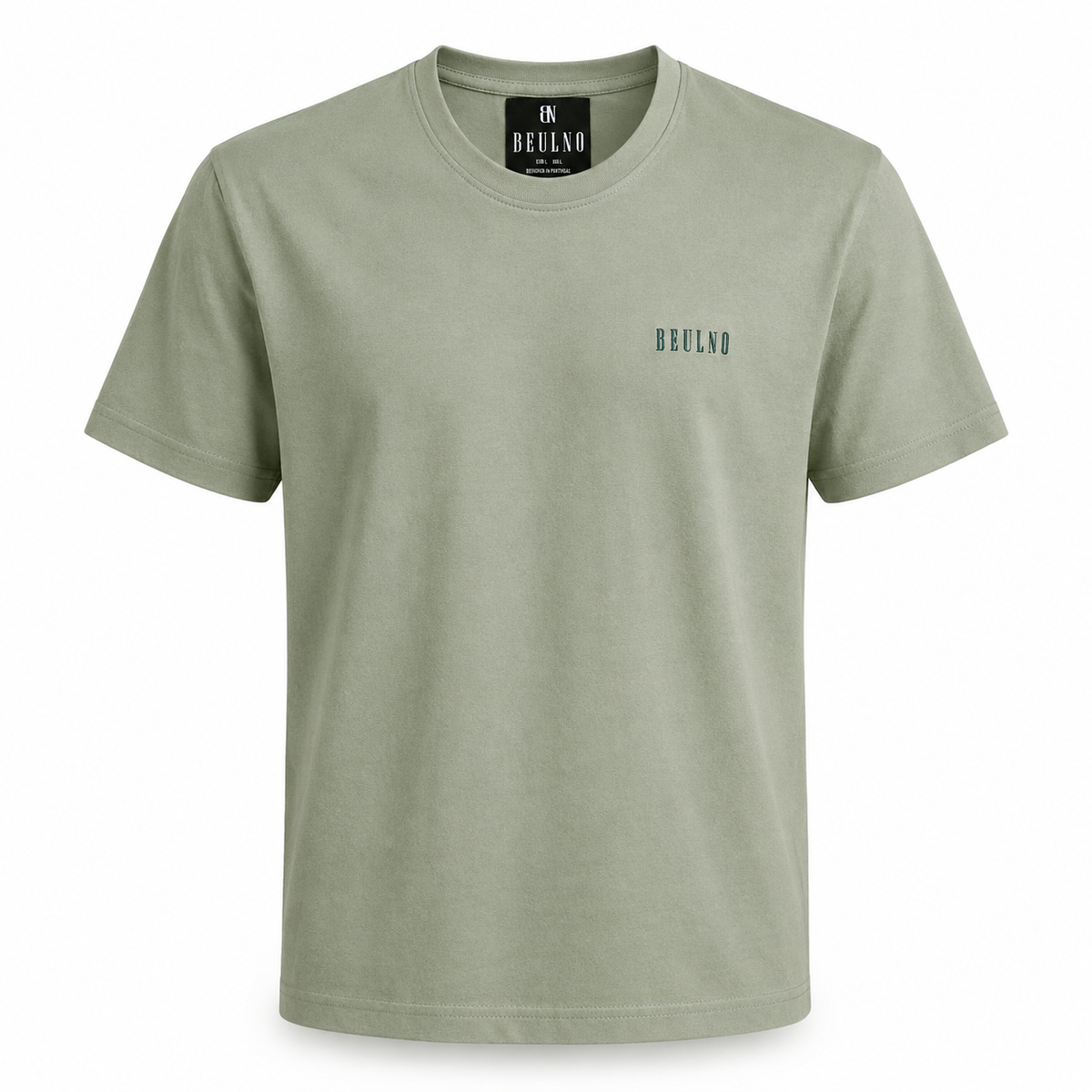 Structured T-Shirt — Crest verde Abadia — produto de frente