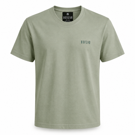 Structured T-Shirt — Crest verde Abadia — produto de frente